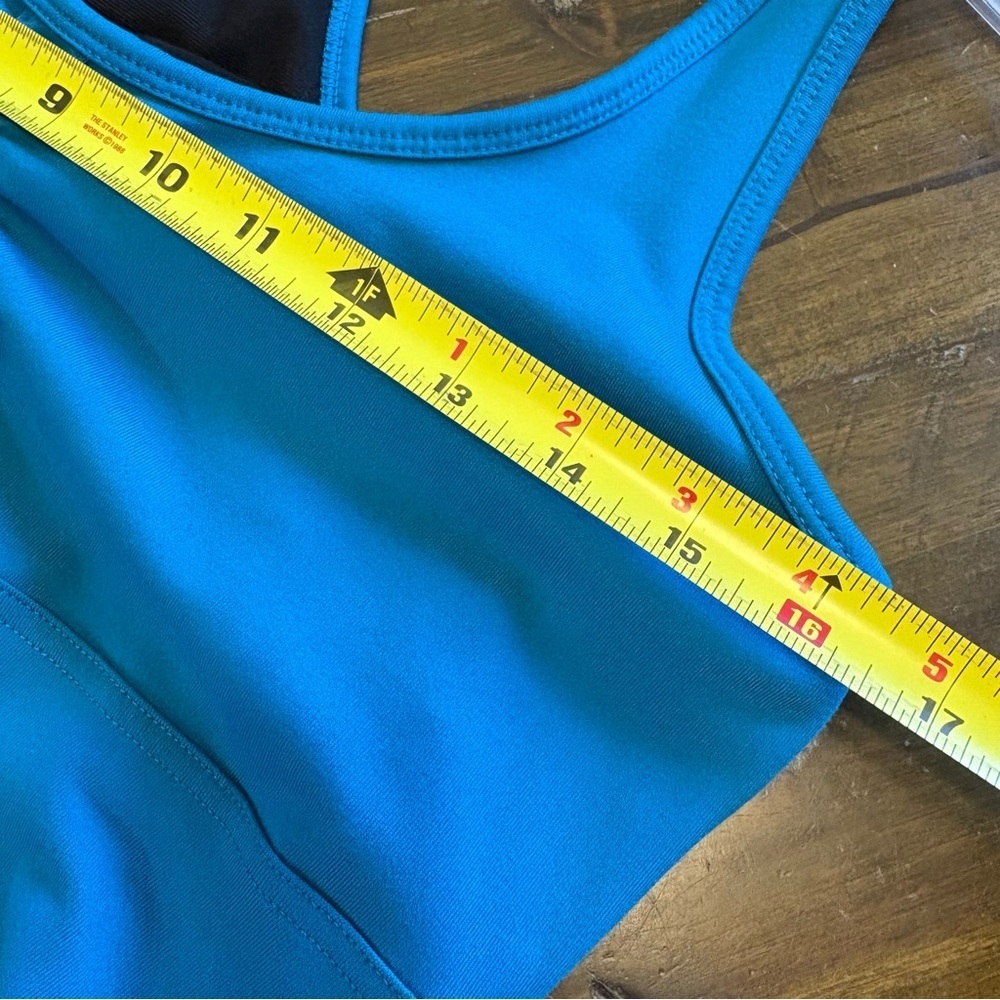 The North Face Abby Dress Women's M Teal Racer Back Outdoor UPF30 Large Hike - Picture 7 of 11